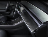 Genuine Carbon Fiber Dashboard Trim For Model 3 (Gloss)