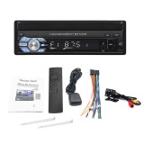 1 Din Car Radio GPS Navigation Bluetooth Rear View Camera Auto Radio Video Player MP5 Stereo Audio FM USB Multimedia Player