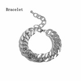 Punk Hip Hop Curb Cuban Thick Short Choker Necklace Men Simple Minimalist Chunky Collar Necklace Punk Hip Hop Curb Cuban Thick Short Choker Necklace Men Simple Minimalist Chunky Collar Necklace