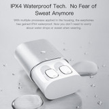 IPX4 Waterproof QCY T1 PRO TWS Touch Control Bluetooth Earphones Wireless Headset Noise Cancelling with MIC,750mAh Charging Case