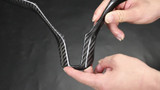 Genuine Carbon Fiber Steering Wheel Fascia for Model X (Gloss)