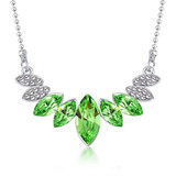 Austrian element Crystal Necklace Earrings Jewelry Sets