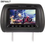 Power Acoustik(R) H-78CC 7" LCD Universal Replacement Headrest Monitor with IR Transmitter & 3 Interchangeable Color Skins
