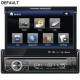 Power Acoustik 7&quot; Single-din In-dash Motorized Touchscreen Lcd Dvd Receiver With Detachable Face (with Bluetooth)