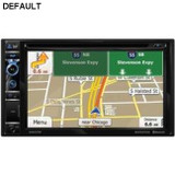 Dual 6.2&quot; Double-din In-dash Navigation Dvd Receiver With Bluetooth