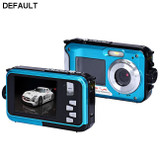 Double Screen Waterproof Camera 24MP 16x Digital Zoom Dive Camera