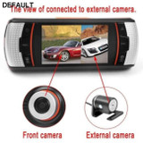 2.7 Dual Lens Car Vehicle 1080P HD Dash Camera DVR Cam Night Vision Recorder