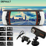 2.7 Dual Lens Car Vehicle 1080P HD Dash Camera DVR Cam Night Vision Recorder