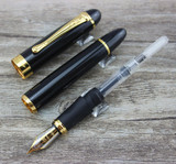 Elegant  Black Ink Fountain Pen for Journaling