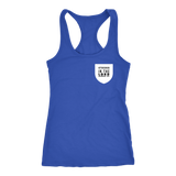 Racerback  "STRONG in the Lord" Light Jersey Tank - Printed Pocket