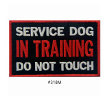 Embird patches Embroidered patch army Service Dog ceo-friendly handmade 3D hook loop hat patches tactical patch