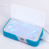 Multiple function UV light mobile phone sanitizer/sterilizer wireless charge