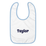 Personalized Embroidered Baby Bib