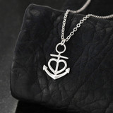 Love Between Grandmother and Granddaughter is forever... - Anchor Necklace