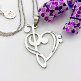 Granddaughter, You Make My Heart Sing - Necklace Granddaughter, You Make My Heart Sing - Necklace
