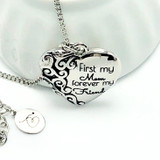 First My Mom, Forever My Friend - Heart Mother's Necklace First My Mom, Forever My Friend - Heart Mother's Necklace