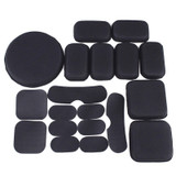 19Pcs/set Combat Paintball Airsoft Tactical Military Helmet Pads Hunting Helmet Protective Pad EVA