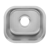 DAX-1214 / DAX SINGLE BOWL UNDERMOUNT KITCHEN SINK, 18 GAUGE STAINLESS STEEL, BRUSHED FINISH DAX-1214 / DAX SINGLE BOWL UNDERMOUNT KITCHEN SINK, 18 GAUGE STAINLESS STEEL, BRUSHED FINISH