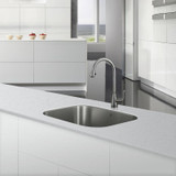 DAX-2317 / DAX SINGLE BOWL UNDERMOUNT KITCHEN SINK, 18 GAUGE STAINLESS STEEL, BRUSHED FINISH