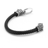 Sköll and Hati's Leather Bracelet™ - Viking Wolf Bracelet