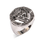 The Slain Warriors Knot™ - Viking Valknut Steel Ring