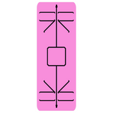 PINK align | Yogatation original v2 yoga mat
