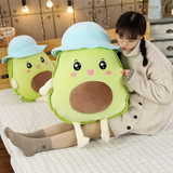 Stretchy Avocado Plushie with Hat