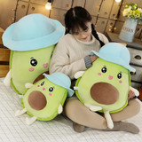 Stretchy Avocado Plushie with Hat
