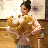Lying Shiba Inu Plush Pillow