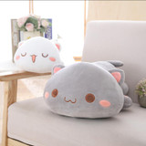Cuddly Lying Cat Plush Pillow