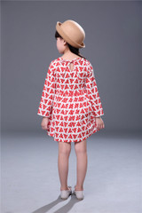 'Settie' Leaf Print Dress