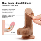 7-8 Inch Realistic Dildo (Balls and Suction Cup)