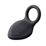 Time Delay Vibrating Cock Ring with Massager Brush