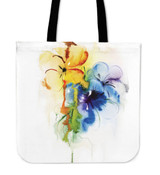 Watercolor Floral Tote Bag