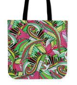 Funky Patterns in Greens - Cloth Tote Bag