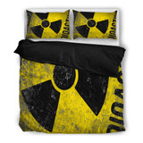Radioactive Logo Abstract Bedding Set