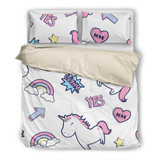 Unicorn Yes Love Bedding Set