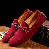 Summer genuine leather men shoes casual driving shoes leather mocassin soft breathable men flats brand shoes suede men loafers