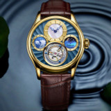 A++ Top Men Tourbillon Mechanical Mans Wrist Watch Wristwatches Luxury Clock Man Sapphire Tourbillon Skeleton Watches for Men