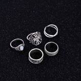 Bohemian Vintage Knuckle Ring Set