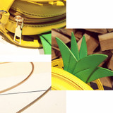 Cute Leather Pineapple Handbag