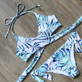 Sexy Cross Bandage Bikini Set