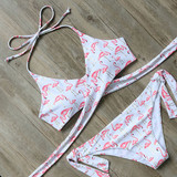 Sexy Cross Bandage Bikini Set