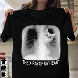 "The X-Ray Of My Heart" Cat T-Shirt