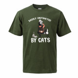 "Easily Distracted By Cats" T-Shirt