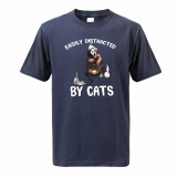 "Easily Distracted By Cats" T-Shirt