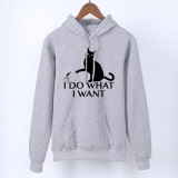 "I Do What I Want" Cat Hoodie