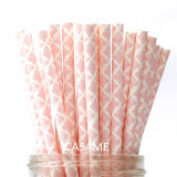 25pcs Metallic Paper Straws