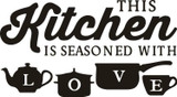Wall Sticker PVC Kitchen Home Art Wall Decal
