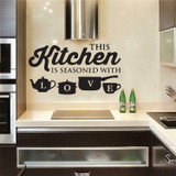 Wall Sticker PVC Kitchen Home Art Wall Decal